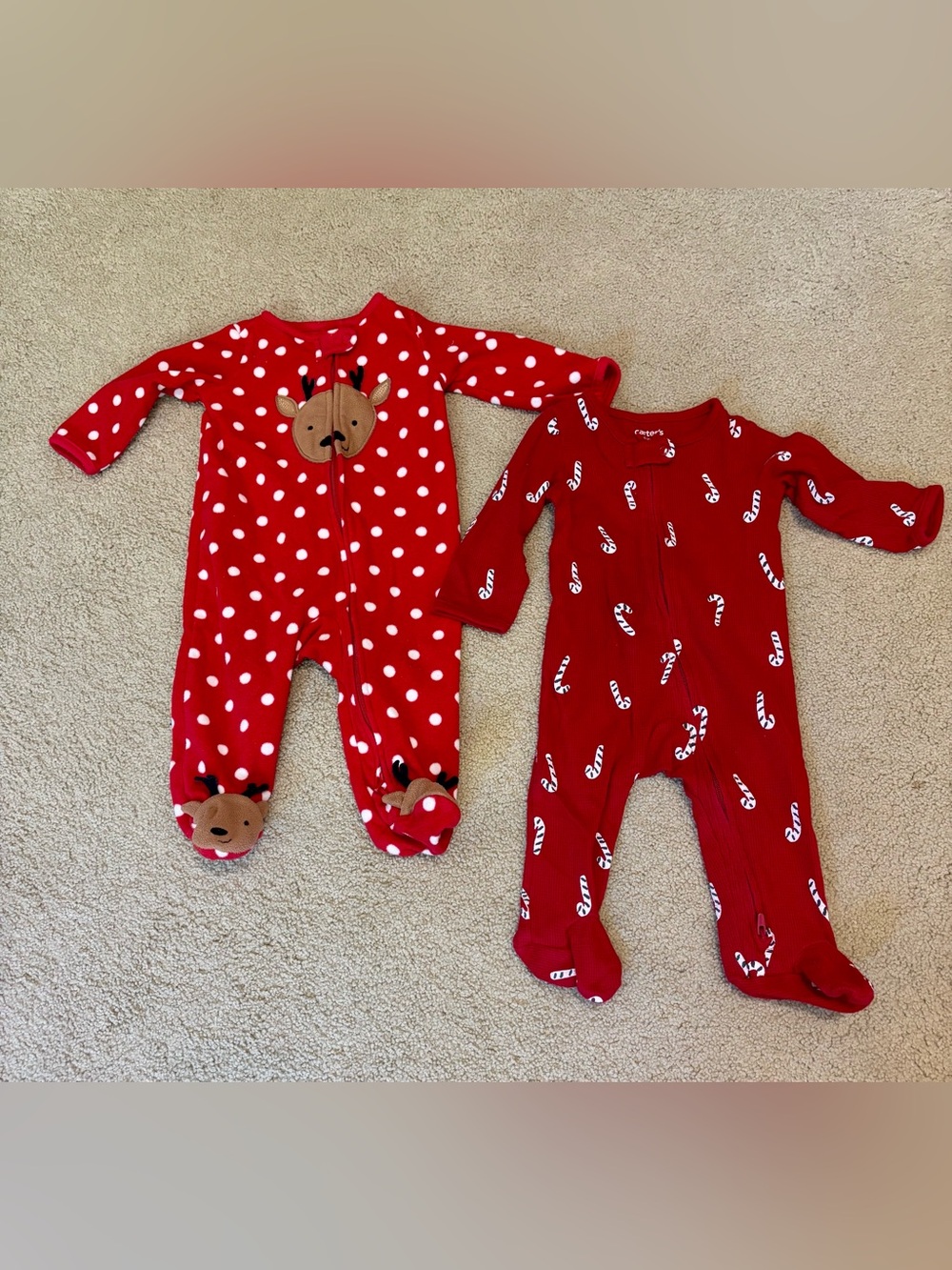 Carter's Christmas Onesie Bundle- 6 months